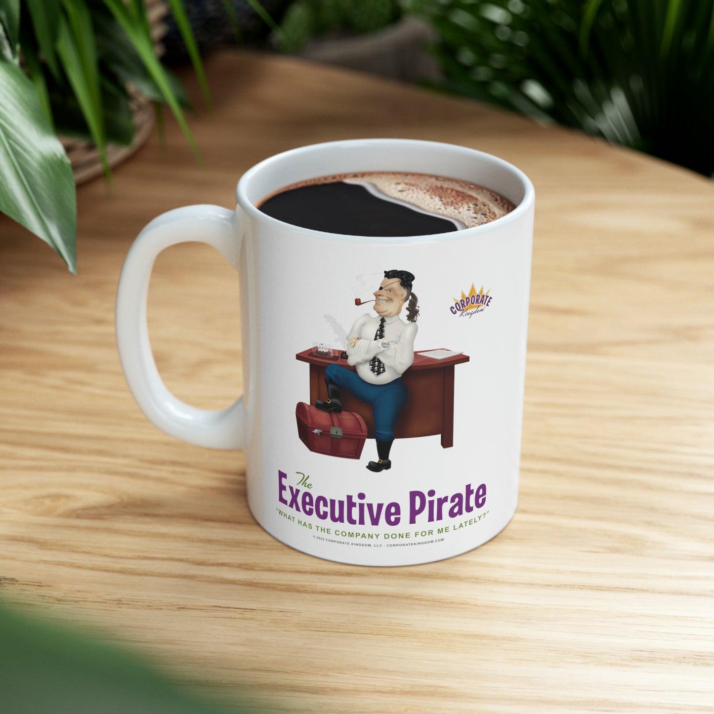 Executive Pirate Coffee Mug by Corporate Kingdom®
