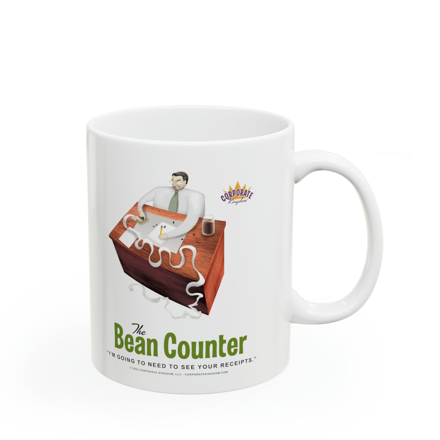 Bean Counter Coffee Mug by Corporate Kingdom®